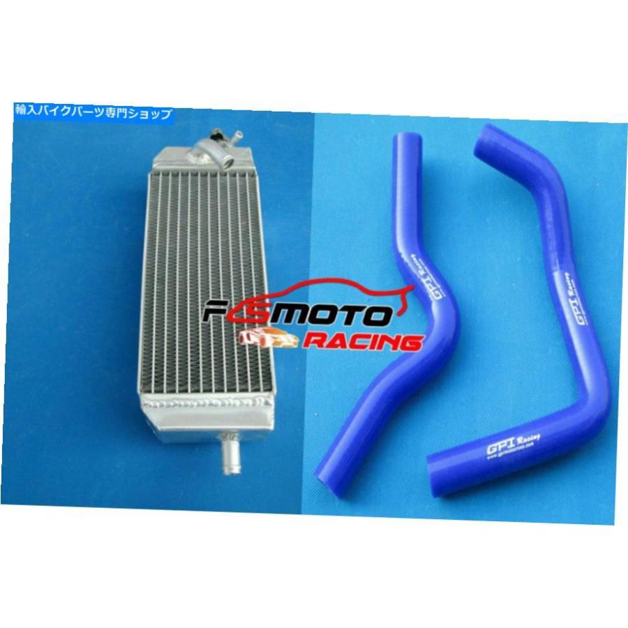 radiators 鈴木RM85L RM85 RM 85 L 2002-2019 03 04 05アルミニウムラジエーター＆ブルーホース For Suzuki RM85L RM85 RM 85 L 2002-2019 03 04 05 A