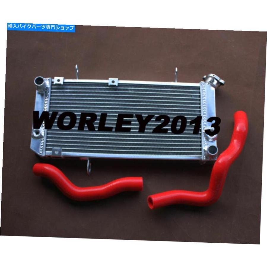 radiators 鈴木TL1000S 1997 1998 1999 2000 01のためのアルミニウムラジエーター+赤いシリコーンホース Aluminum radiator + red silicone hose for