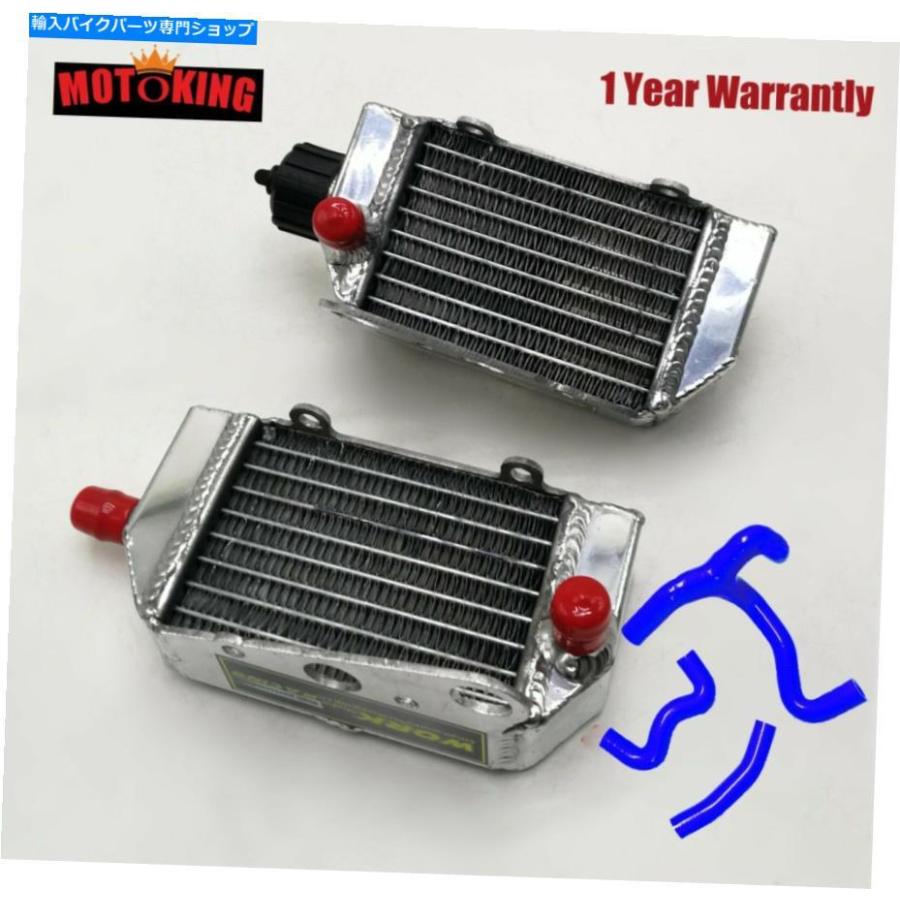 radiators アルミラジエーター＆ブルーホースフィットKTM 50 SX SXS MINI LC HUSQVARNA TC50 2012-2020 Aluminum Radiator\u0026Blue Hose Fit KTM 50 SX S