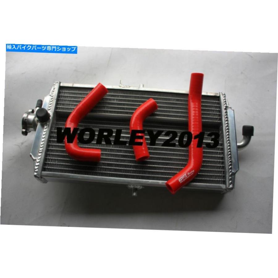 radiators ホンダRS125 1987-1994 1988 1989 1991 1991 1991 Aluminum radiator + red hose for HONDA RS125 1987-1994 1988 1989 1990 1991 1992