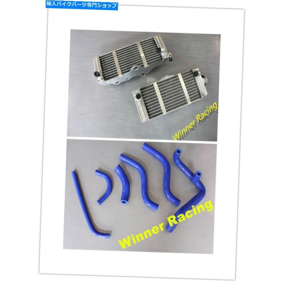 radiators ラジエーター＆シリコーンホースフィットハスバルナCR / WRE 125/250/300 / 360 1993-1999ブルー RADIATOR \u0026 SILICONE HOSE FIT HUSQVARNA