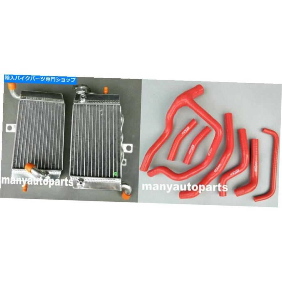 radiators ホンダXRV750 XRV 750のための青いシリコーンホースを持つアルミニウムラジエーター Aluminum radiator with blue Silicone hose for HONDAの画像