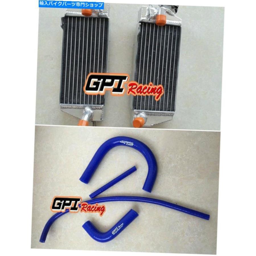 radiators Cagiva WMX 125 WMX 250 1985 1987 1987アルミニウムラジエーター+ホース FOR Cagiva WMX 125 WMX 250 1985-1988 1986 1987 aluminum Radiaの画像