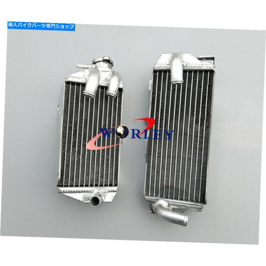 radiators ホンダCRF450R 2017年2017年のためのアルミニウムラジエーター+ブルーシリコーンホース2017 2018 17 18 Aluminum radiator + blue siliconeの画像