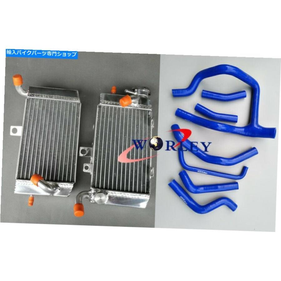 radiators ホンダXRV750 XRV 750のためのアルミニウムラジエーター+赤いシリコンホース750アフリカツイン Aluminum radiator + red silicone hose forの画像