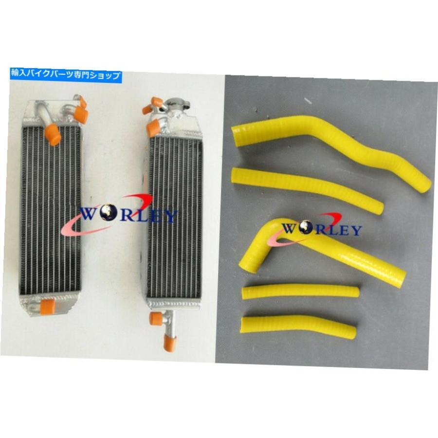 radiators Suzuki RM125T / RM125VモデルT / V 2ストローク1996 1997アルミニウムラジエーター+ホース FOR Suzuki RM125T / RM125V model T/V 2-strok