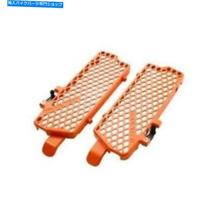 radiators TRAIL TECH 0150-RB03冷却器差し固める - オレンジ色 Trail Tech 0150-RB03 Radiator Guards - Orange