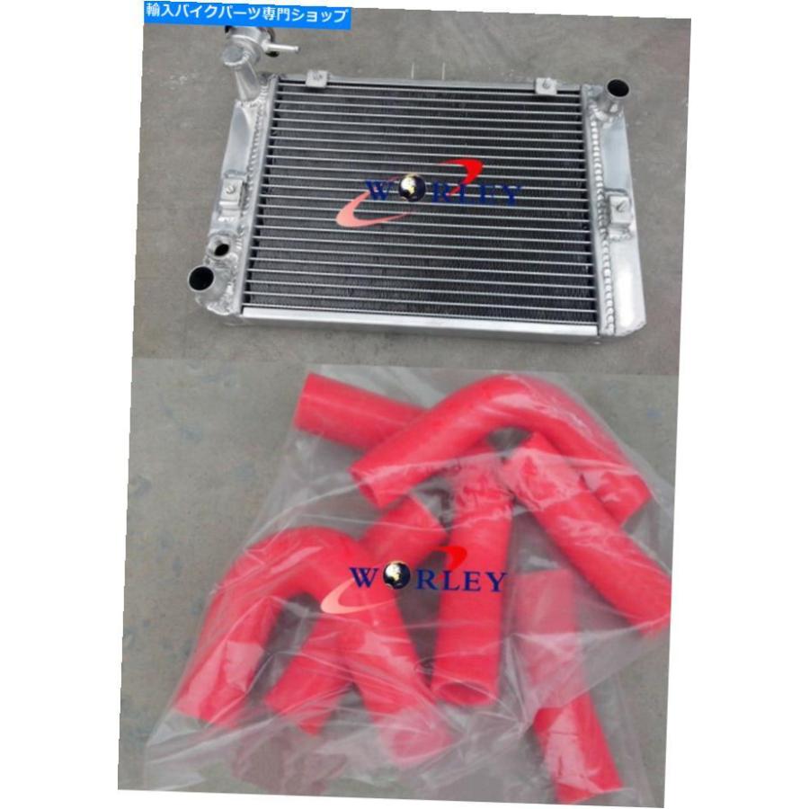 radiators ホンダマグナVF1100C VF100C VF 1100C用アルミラジエータ+レッドホースV65 VF100C VF 1100C aluminum radiator + RED HOSE for Honda Magna