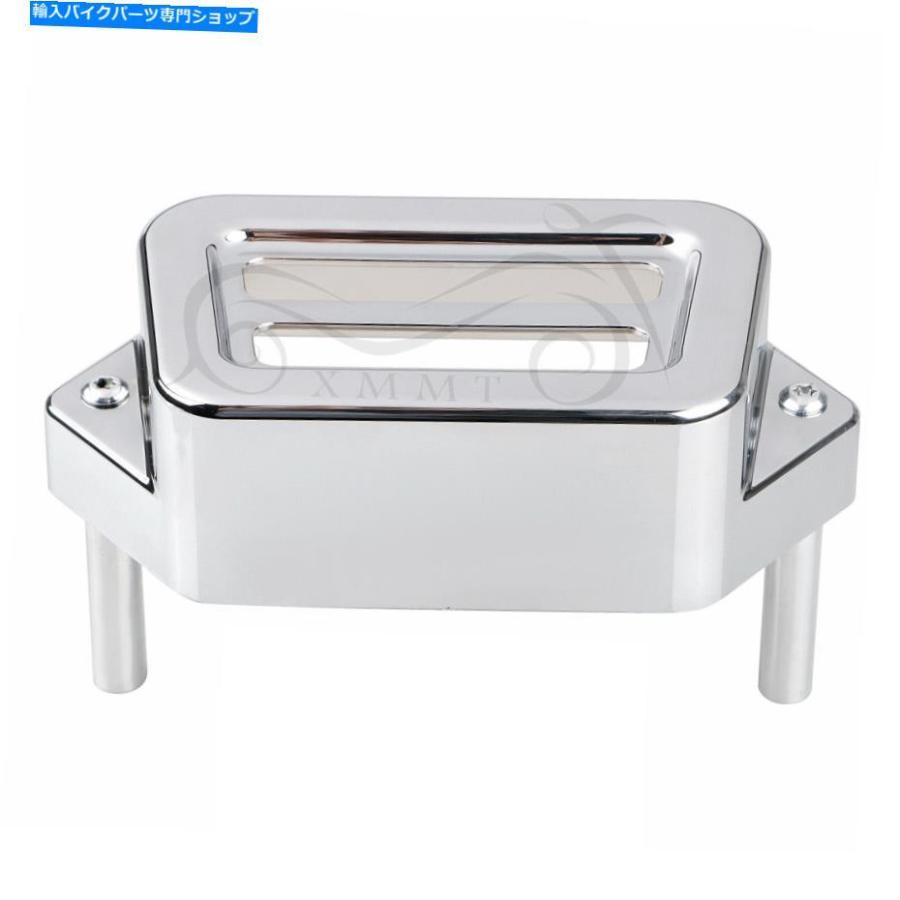 クロームパーツ Harley Flhtc fltr fltri flhr flhx用米国のクローム電圧調整カバー US Chrome Voltage Regulator Cover For Harley FLHT FLHTC FLTR｜reright-store｜02