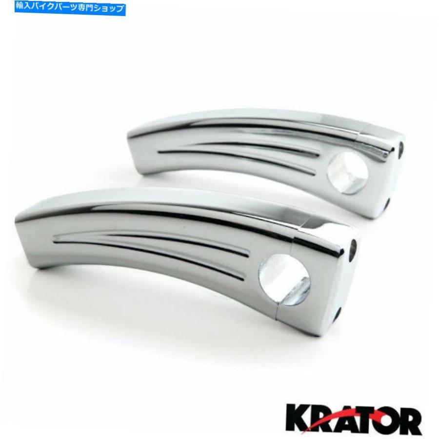 クロームパーツ 5.5 "HONDA VTX 1800タイプC R S N F Tレトロ用クロームハンドルバーライザー 5.5" Chrome