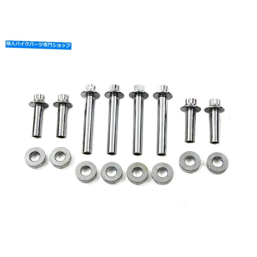 クロームパーツ ヘッドボルトセットクロームフィットハーレー