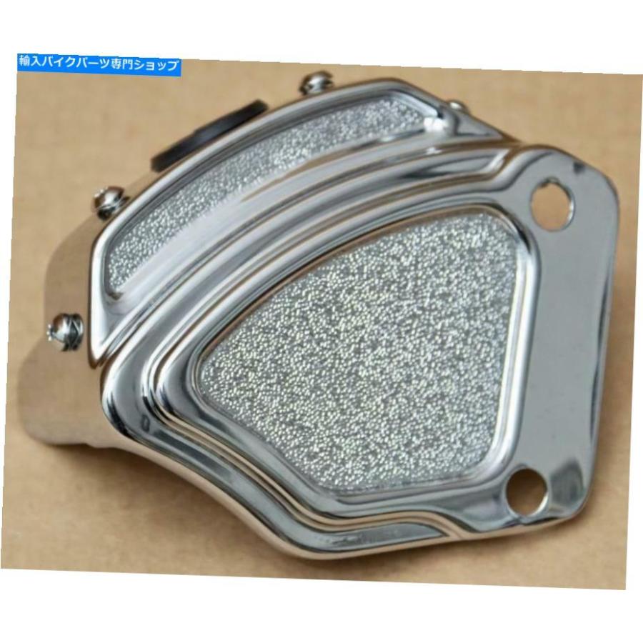 クロームパーツ ハーレーオリジナルブレーキキャリパーカバーフロント