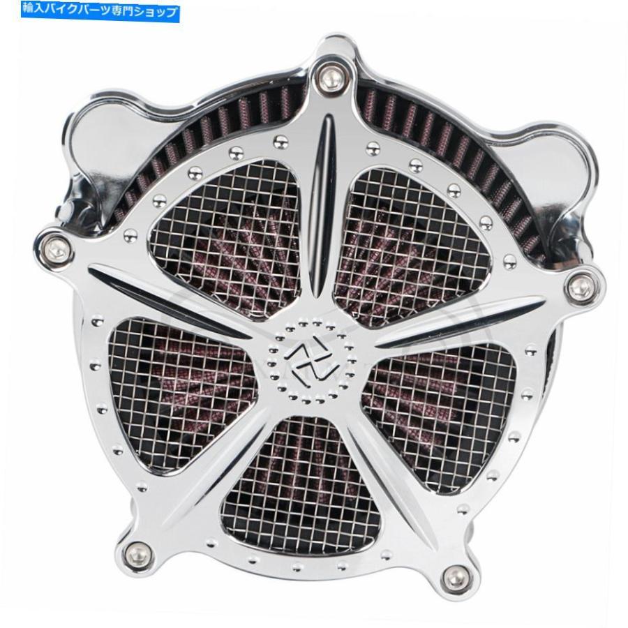 クロームパーツ Harley 93-07 Flhtc Fltri Flhr Flhx用クロムCNCエア