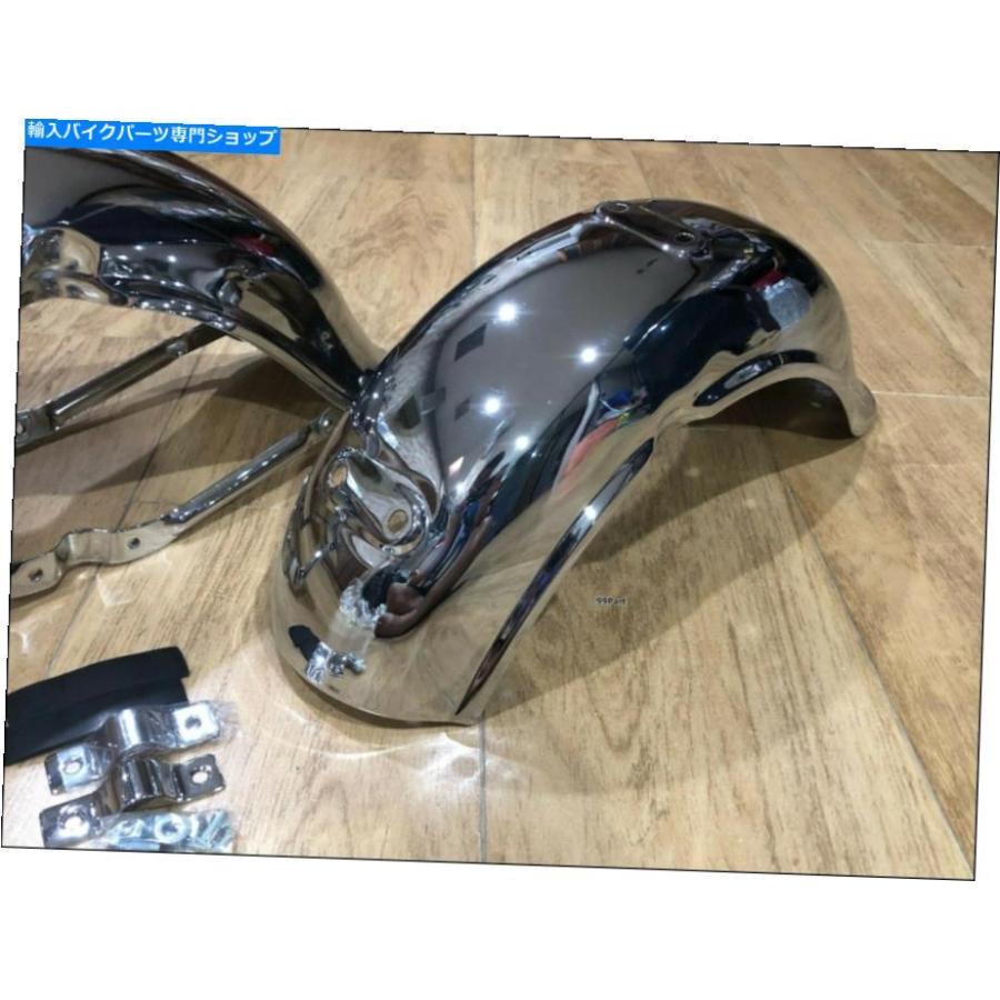クロームパーツ ホンダダックス50 70 ST70 ST50 CT70クロームフェンダーフロント＆リアジャパン HONDA DAX 50 70 ST70 ST50 CT70 Chrome Fender FRONT_2