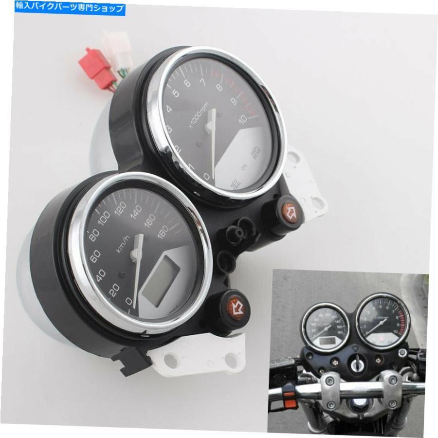 クロームパーツ ホンダX4 CB1300 97-03のためのオートバイゲージクラスタスピードメーター12V Motorcycle Gauges Cluster Speedometer Tachometer 12V