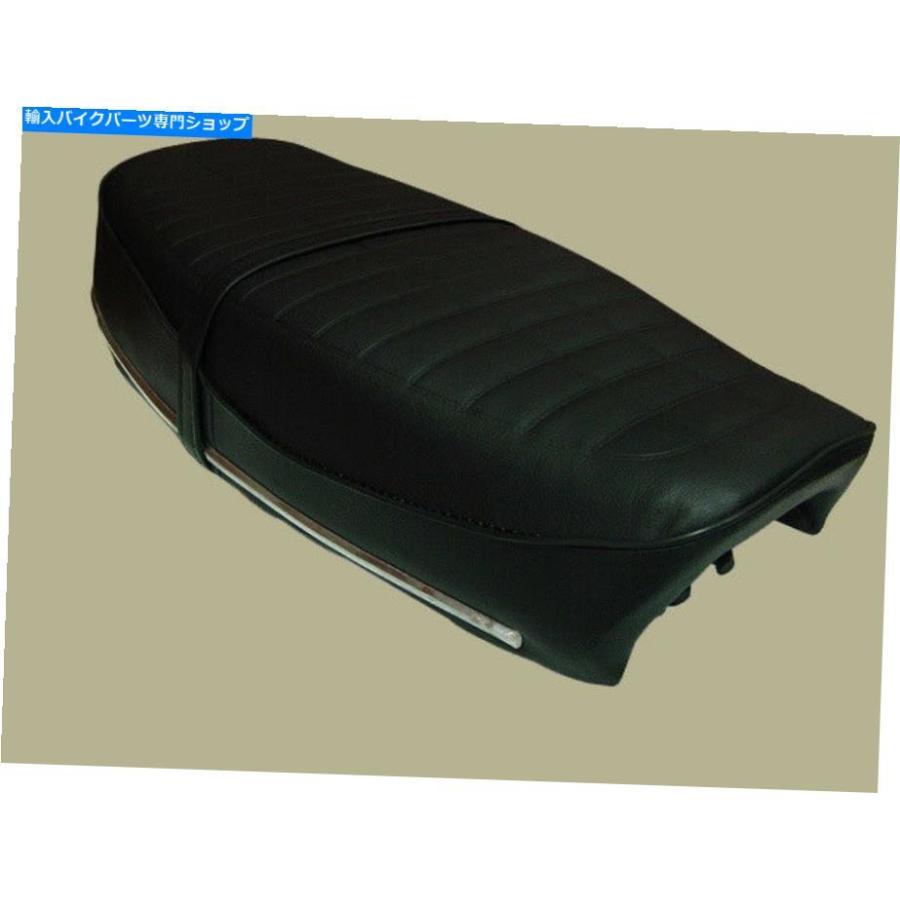 Fit Honda Black Double Seat + Chrome Trim CB100 CL100 CB125 CB125S JAPAN