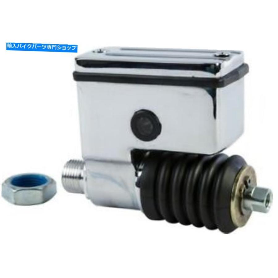 ハーレー用リアブレーキマスターシリンダー クロームビレット クロームパーツ ハードドライブブレーキマスターシリンダーリアクロム