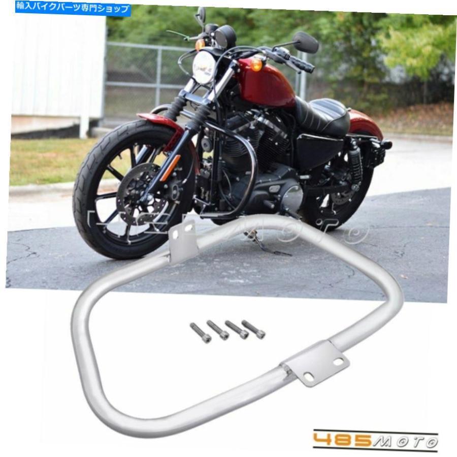 クローム部分品 2004年アップハーレースポーツスター48 XL / XRエンジンガードクラッシュバー防御することかばい立て For 2004-UP Harley Sportster 48 XL / XR En 車、バイク、自転車-フレーム