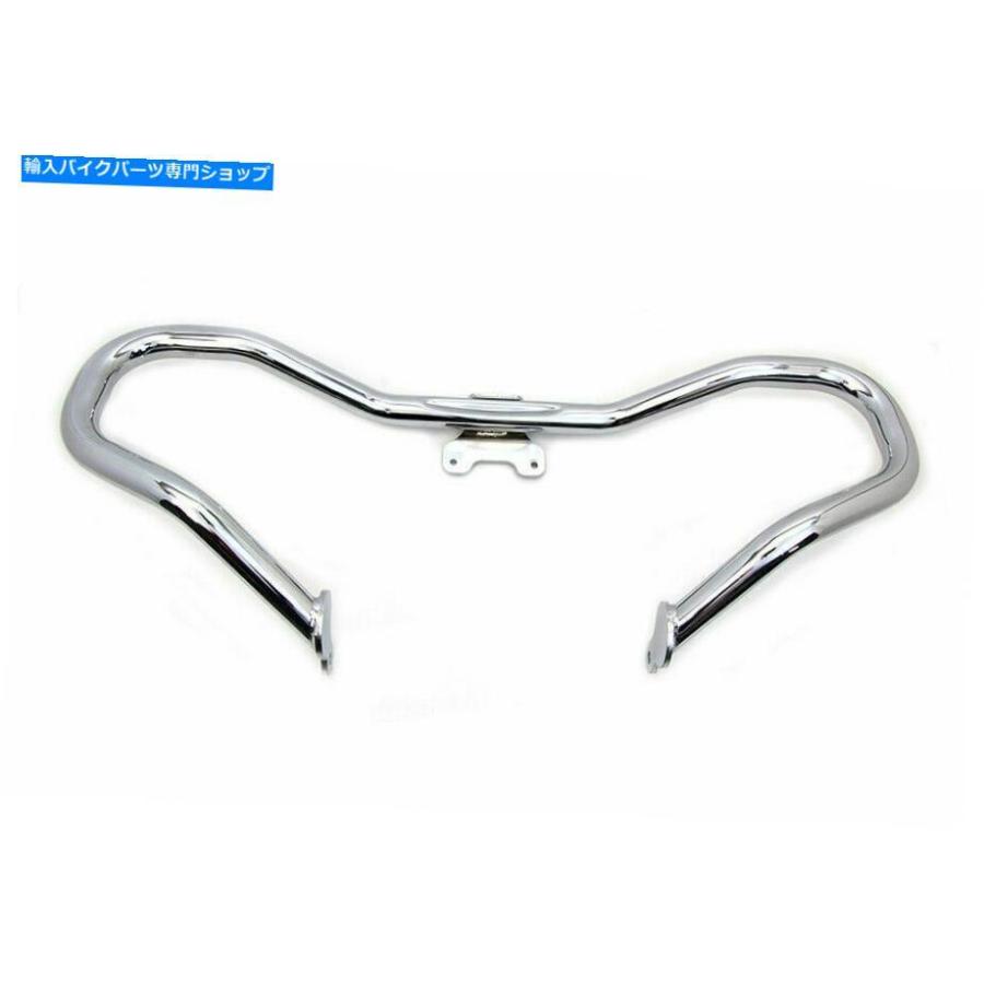 クローム部分品 Harley DavidsonによるCr刻んだフロントエンジンガードV-Twin Chrome Chopped Front Engine Guard for Harley Davidson by V-Twin 車、バイク、自転車-バイク-フレーム