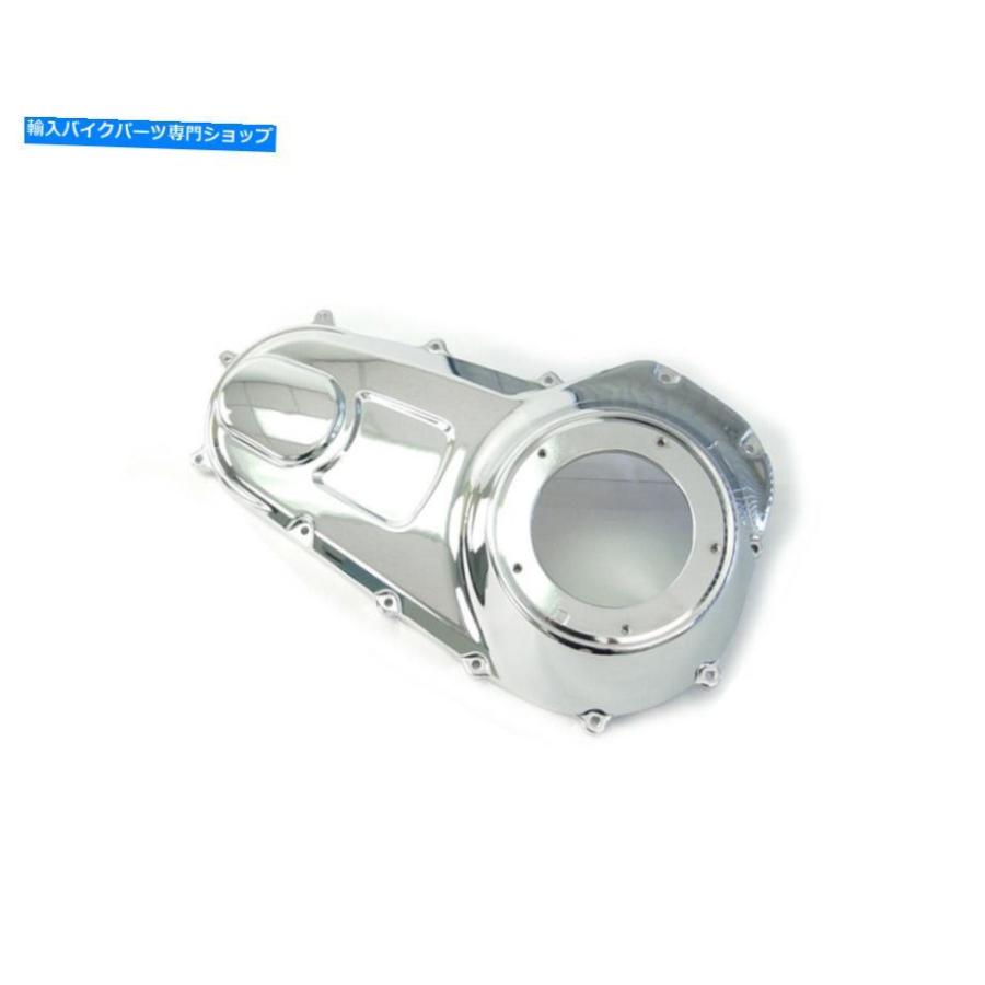 クローム部分品 Cr上っ面一次取りまかなうはハーレー - ダビッドソンに相応うします Chrome Outer Primary Cover fits Harley-Davidson フレーム-車、バイク、自転車