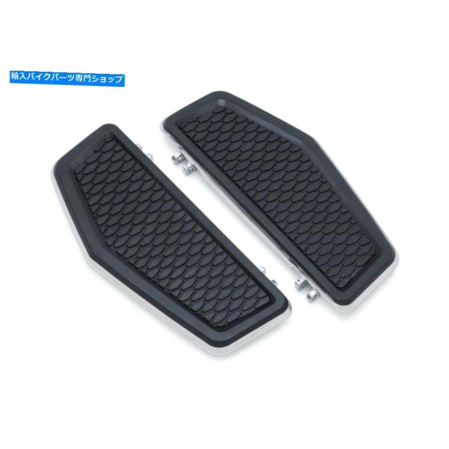 クローム部分品 クライャキンヘクスドライバーのフロアボードフットペグクロームハーレー83+ツーリングソフトコイダ Kuryakyn Hex Driver Floorboards 車、バイク、自転車-バイク-その他フレーム関連用品
