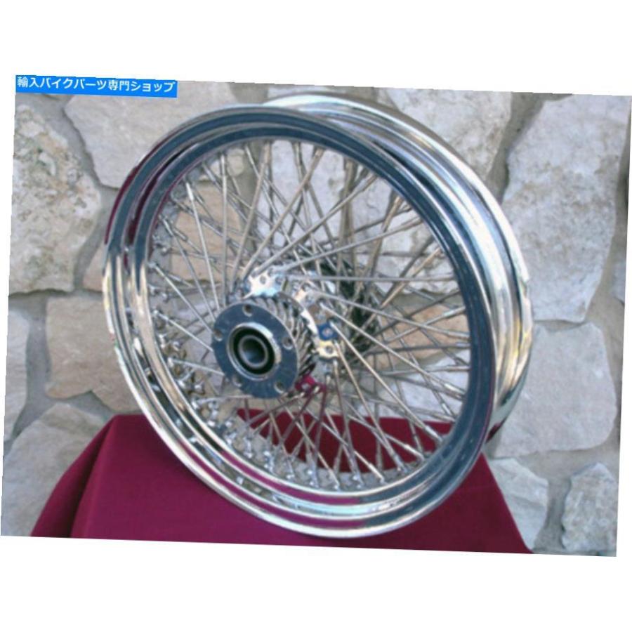 クロームパーツ ハーレーヘリテージデラックスのための18x3.5 \"80スポークDNA KCINT後輪2008アップ 18X3.5\" 80 SPOKE DNA KCINT REAR WHEEL 2008-UP F