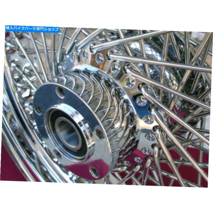 クロームパーツ ハーレーヘリテージデラックスのための18x3.5 \"80スポークDNA KCINT後輪2008アップ 18X3.5\" 80 SPOKE DNA KCINT REAR WHEEL 2008-UP Fの画像