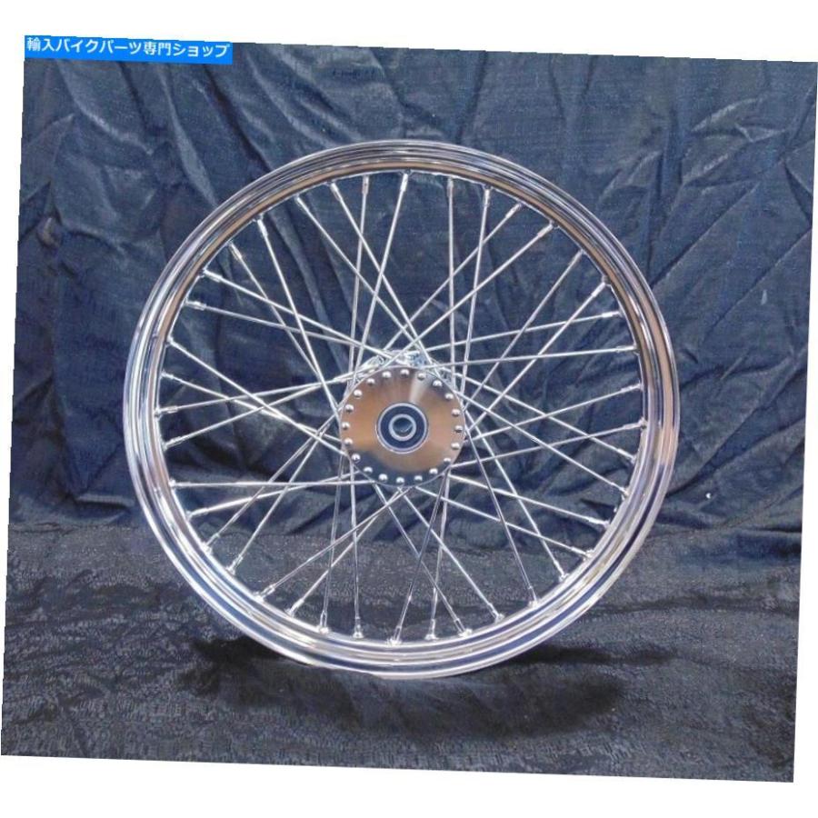 クロームパーツ 21 \"x 2.15\"" Springer Girder Chopper Bobber Harleyのための狭いクロムスプールホイール 21\"" x 2.15\"" Narrow Chrome Spool Wheel for"