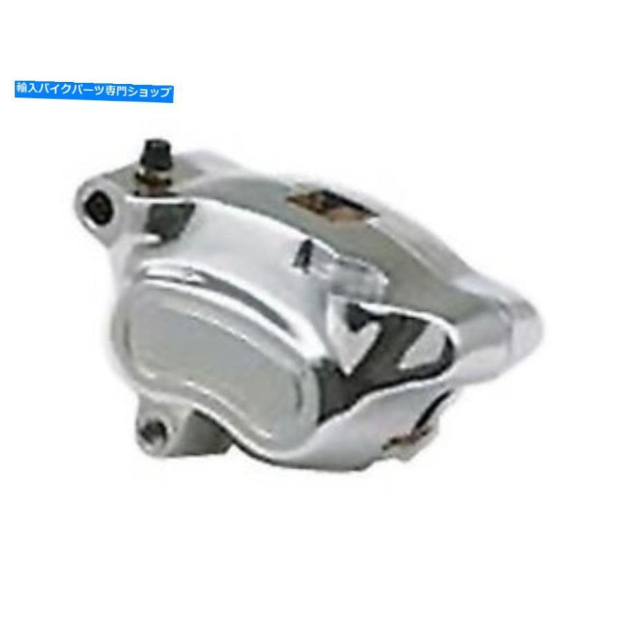 クロームパーツ クロム左フロントブレーキキャリパー44046-08 Harley Suspail Dyna 59161 Chrome Left Front Brake Caliper 44046-08 For 08-14 Harle