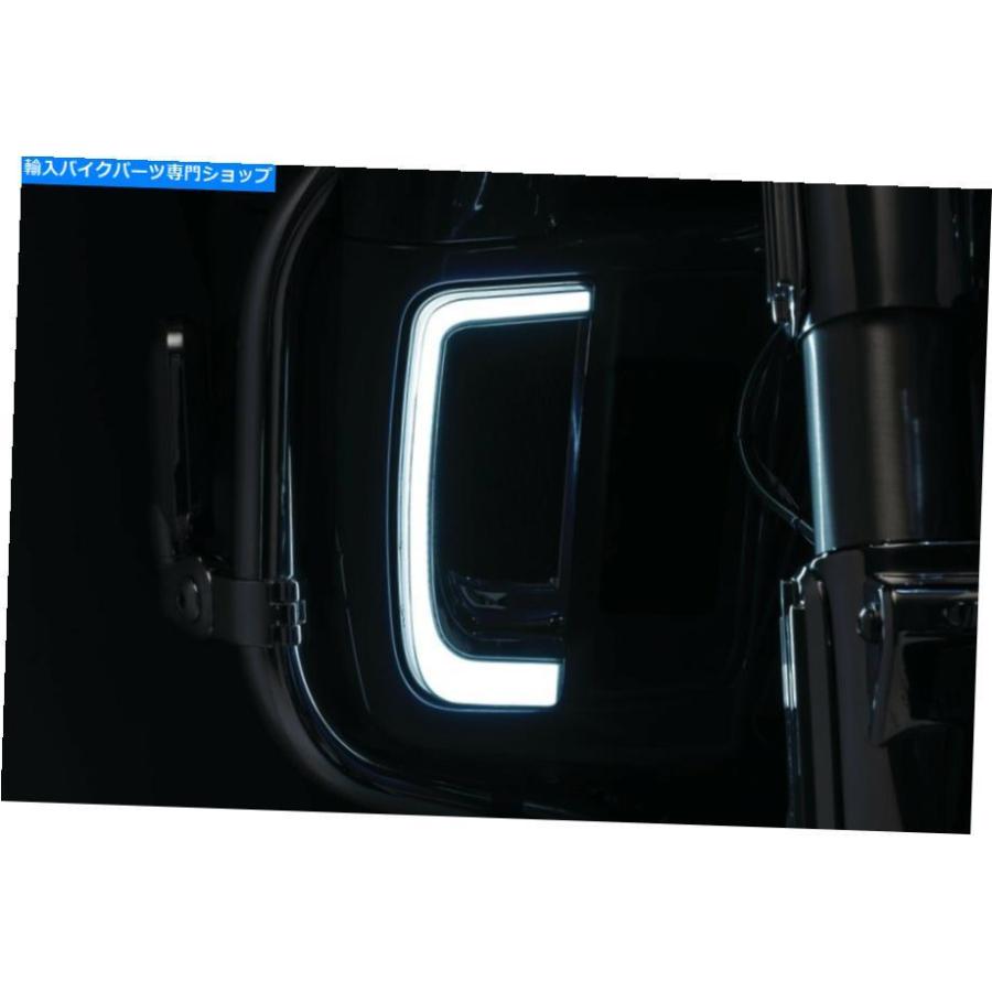 クロームパーツ Kuryakyn Chrome Tracer Ledのフェアリングアクセントライトハーレーツーリング14-20 Kuryakyn Chrome Tracer LED Lowering Fairing Aの画像