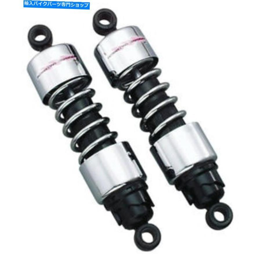 クロームパーツ プログレッシブ412シリーズヘビーデューティショッククローム13 \"（412-4224C） Progressive 412 Series Heavy Duty Shocks Chrome 13