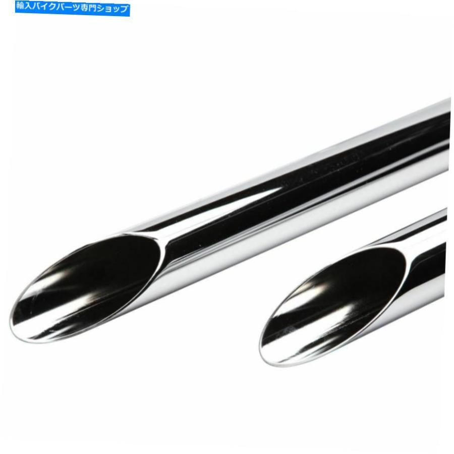 クロームパーツ パンヘッドスラッシュカットエキゾースト1948-1965 - 1.75 \" - クロム Panhead Slash Cut Exhaust 1948-1965 - 1.75\" - Chromeの画像
