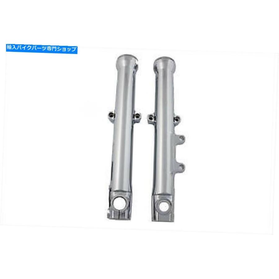 クロームパーツ 39mmクロームフォークスライダーはハーレーダビッドソンにフィットします 39mm Chrome Fork Sliders fits Harley-Davidson