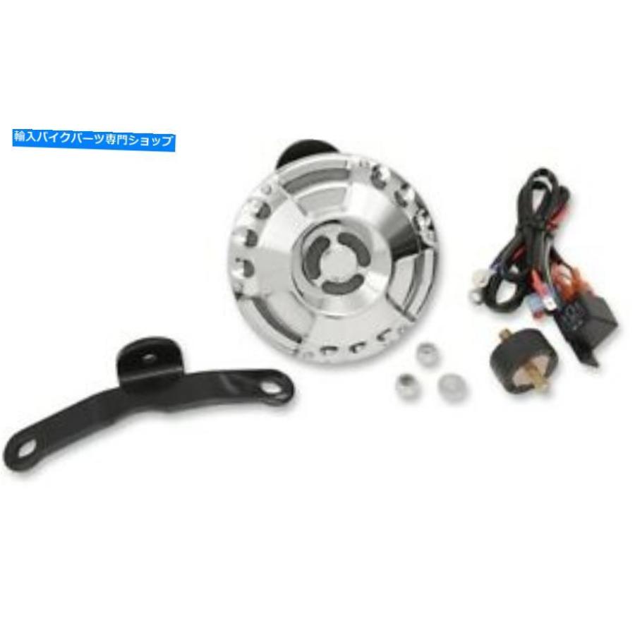 クロームパーツ Arlen Nessホーンキット - クロムディープカット70-215 Arlen Ness Horn Kits - Chrome Deep Cut 70-215