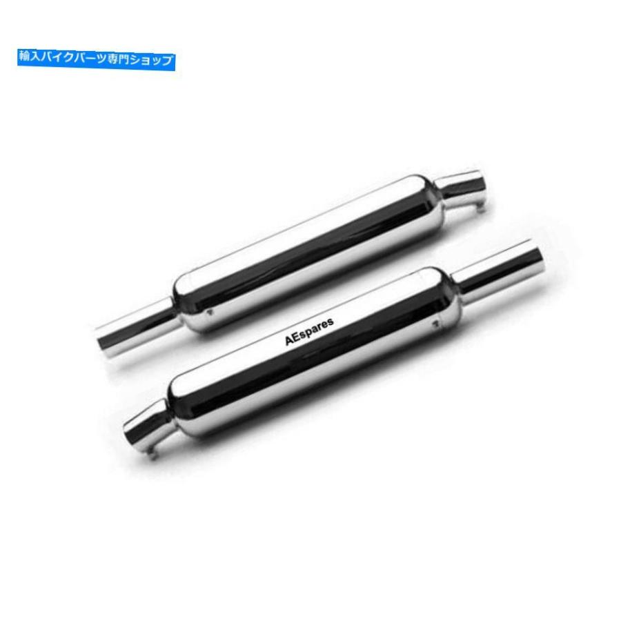 クロームパーツ フィットロイヤルエンフィールドインターセプター650クラシックショートエキゾンセンサーセットクロームCDN Fits Royal Enfield Inter