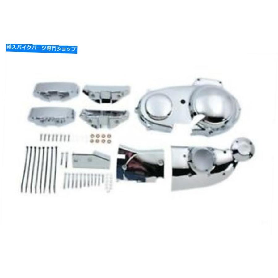 クロームパーツ クロムドレスアップキットプライマリ＆カムカバーFRハーリースポーツスターカスタムハガ91-03 Chrome Dress Up Kit Primary \u0026 Cam Cov