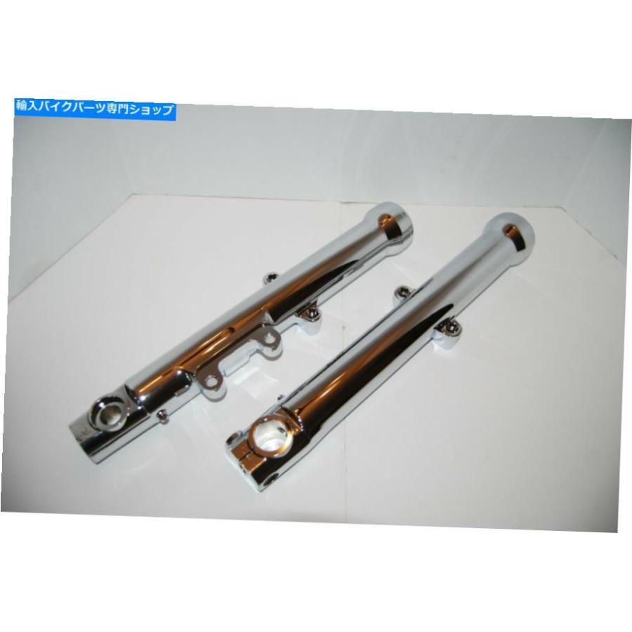 ハーレー　39mmアウターチューブ　クローム クロームパーツ ハーレー39mmクロームフォークスライダーRepl Harley