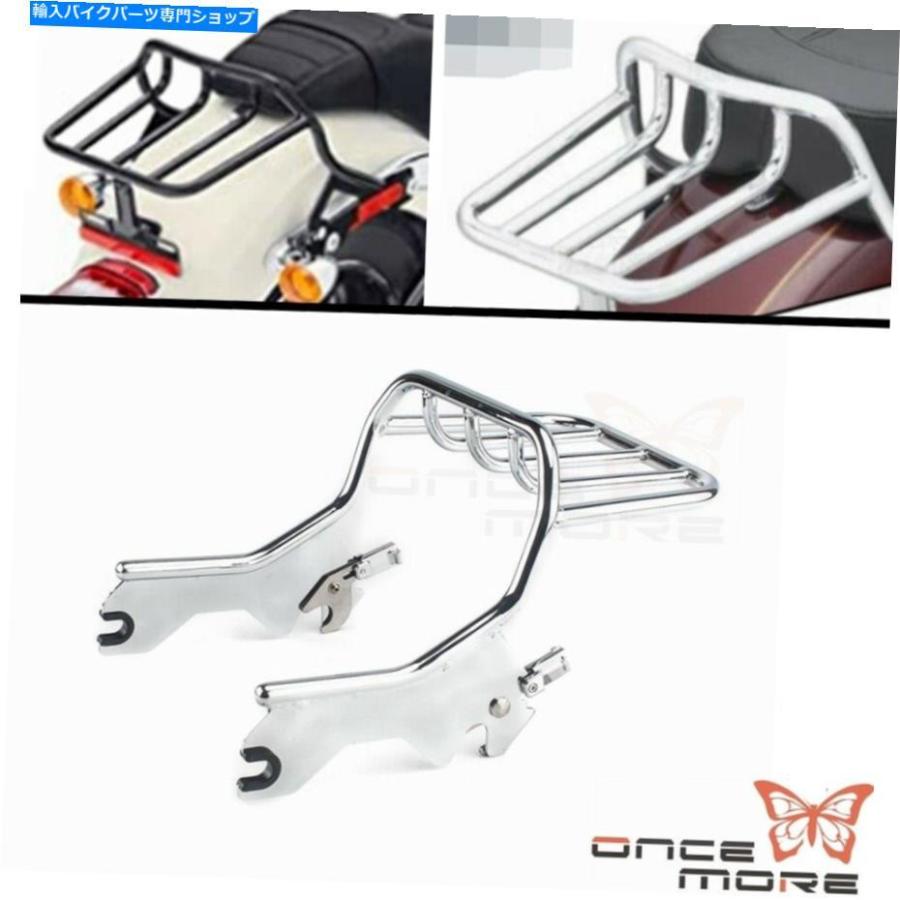 クロームパーツ 2018年後のHarley Flde FlhcのFLSL FXBB FXST Chrome Two-up Luggage Rack For 2018-later Harley FLDE FLHC FLHCS FLSL FXBB FXST