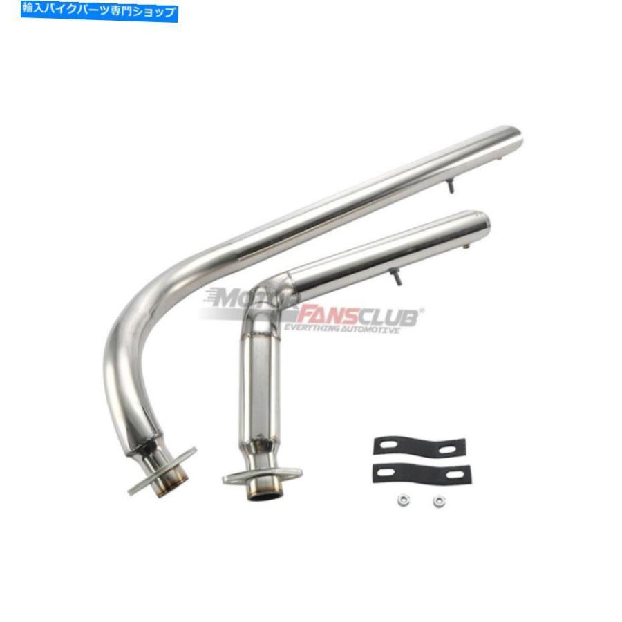 クロームパーツ ホンダシャドウVT750 VT400のためのChromeエキゾーストマフラーパイプフルシステムキット Chrome Exhaust Muffler Pipe Full System Kの画像