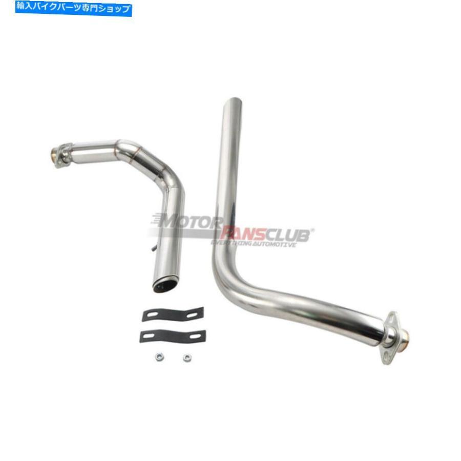 クロームパーツ ホンダシャドウVT750 VT400のためのChromeエキゾーストマフラーパイプフルシステムキット Chrome Exhaust Muffler Pipe Full System Kの画像