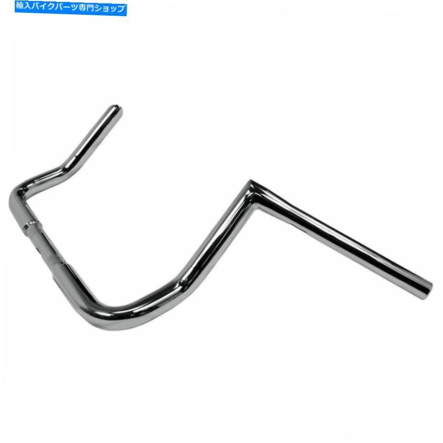 クロームパーツ La Choppers Chrome 10 \"1996-2018 Harley Touringのためのツインピークハンドルバー LA Choppers Chrome 10\" Twin Peaks Handlebarsの画像