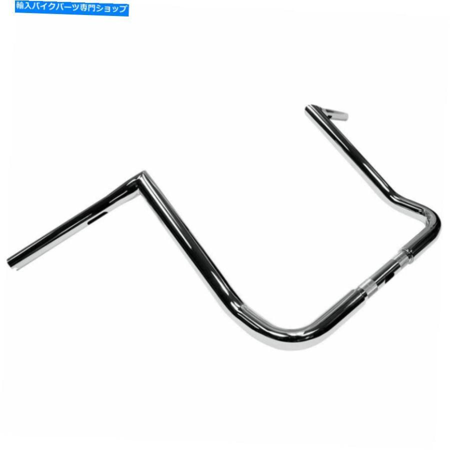 クロームパーツ La Choppers Chrome 14 \"1996-2020ハーレーツーリングのためのツインピークハンドルバー LA Choppers Chrome 14\" Twin Peaks Handlebaの画像