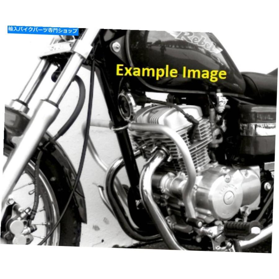 クロームパーツ HONDA CMX250 Rebelエンジンガード - HEPCOによるクロム（1996-2001） Honda CMX250 Rebel Engine Guard - Chrome BY HEPCO AND BECKE