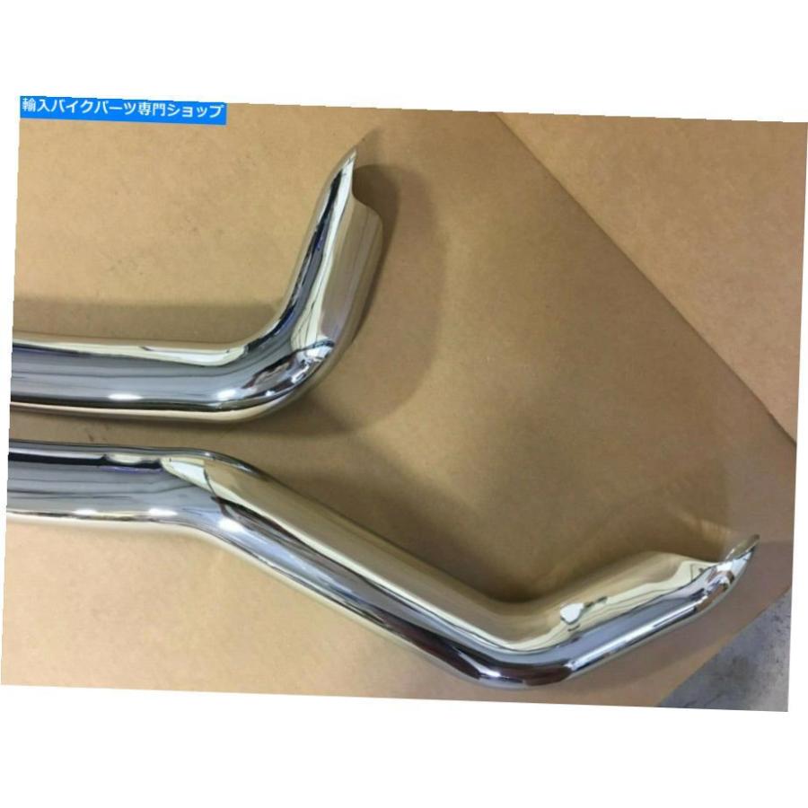 SEAL限定商品 rewritestoreクロームパーツ ビッグドッグオートバイVANCE hines逆半径排気熱シールドセットクロム