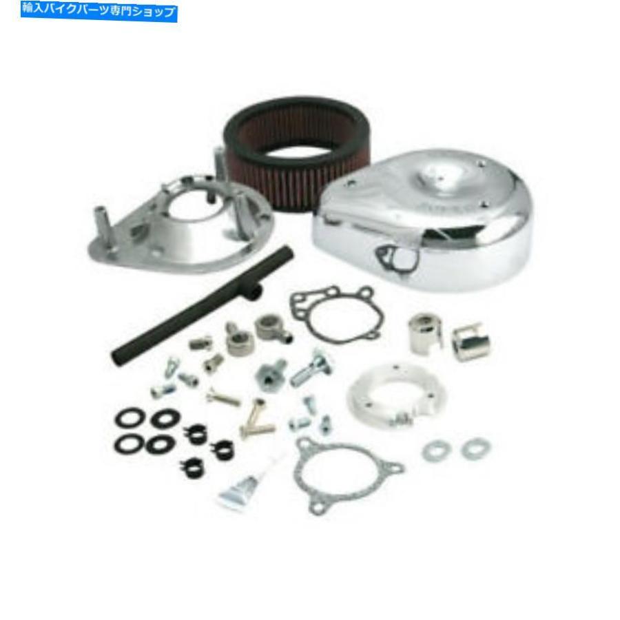 クロームパーツ S＆Sハイフローエアクリーナーキットクロム＃106-2091ハーレーダビッドソン S\u0026S High Flow Air Cleaner Kit Chrome #106-2091 Harley