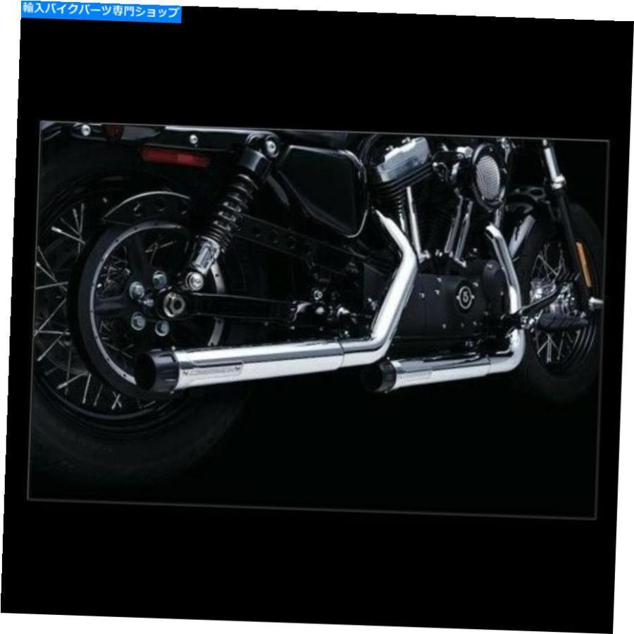 クロームパーツ クラッシャクラスカンクロームMaverick 2.5 \"スリップオン14-20 Sportster XL883 XL1200 Iron Crusher Kuryakyn Chrome Maverick 2.5\"の画像
