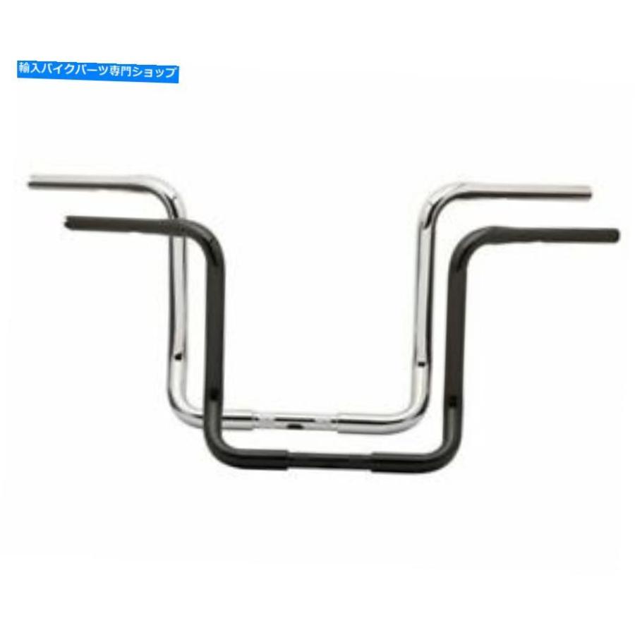 クロームパーツ ハーレー・フラン/ T 86-14のためのバーリー15 \"Chrome Bagger Apeハンガーハンドルバー Burly 15\"" Chrome Bagger Ape Hanger Handleb"