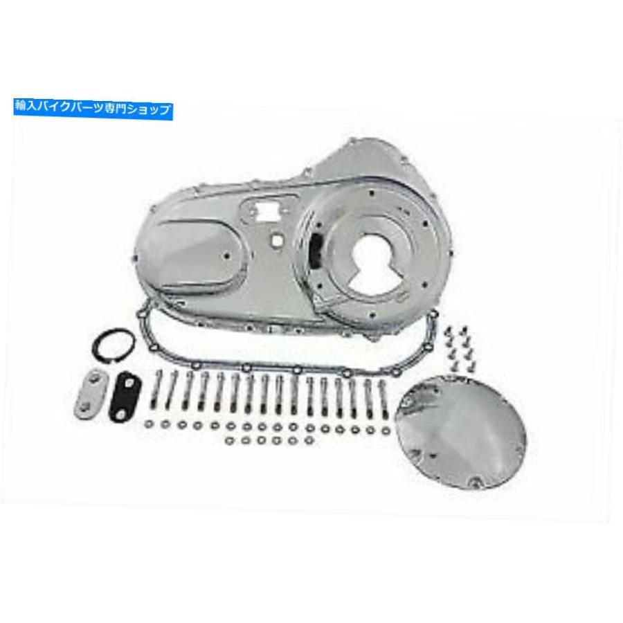 クロームパーツ Harley Davidsonによるクロム外側カバーキットV-Twin Chrome Outer Primary Cover Kit for Harley Davidson by V-Twin