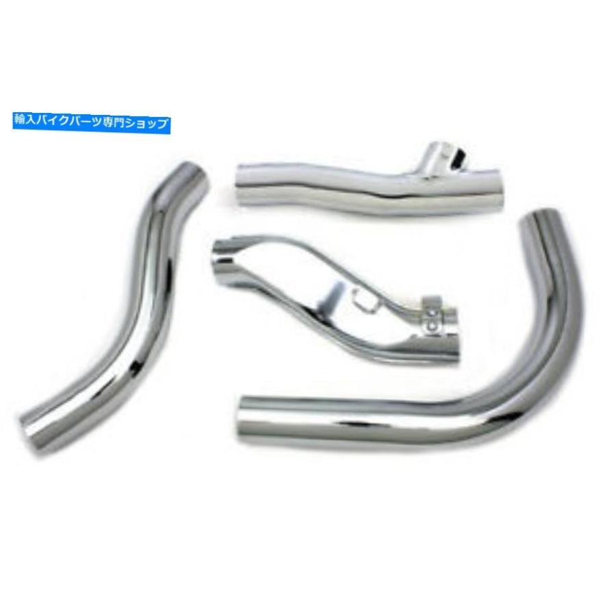 クロームパーツ 1941年 - 1947ハーレー61＆74ナックルヘッドのナックル「クロム」排気管セット Knuckle \"Chrome\" EXHAUST PIPE SET for 1941 - 1947 H