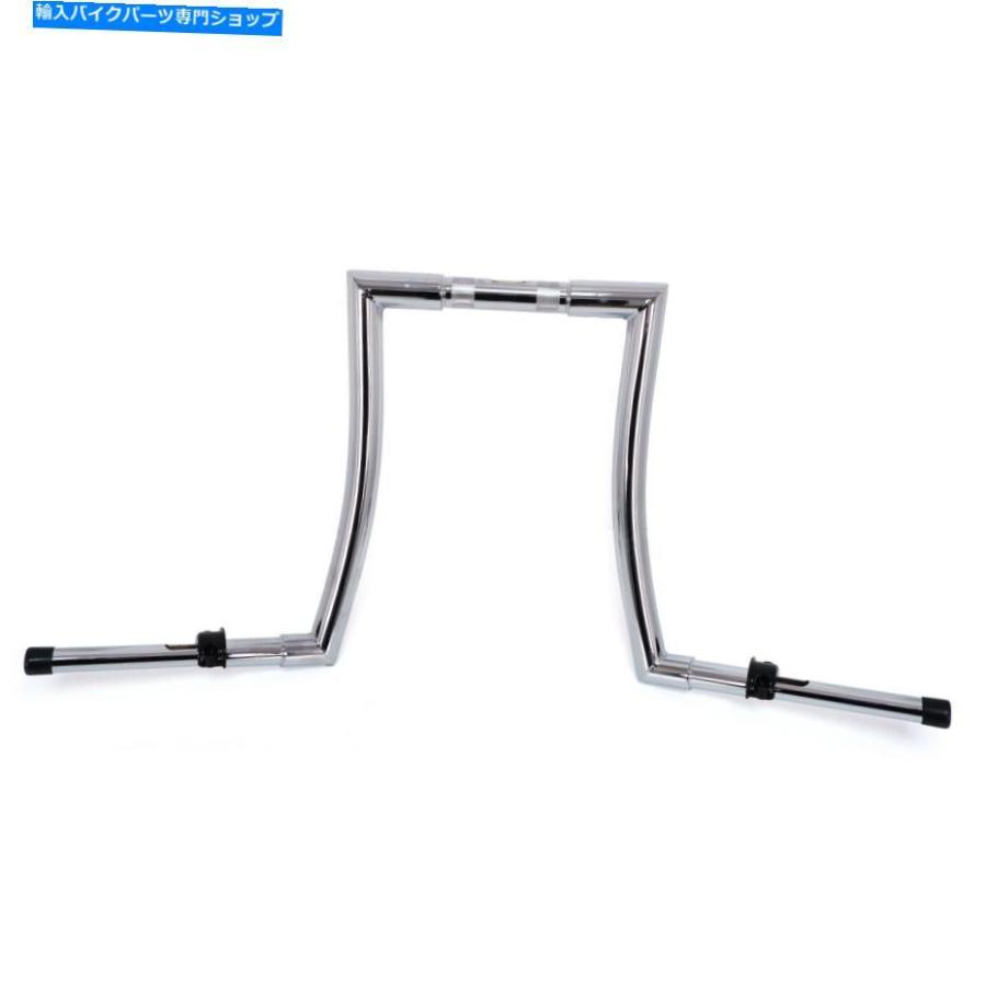 クロームパーツ 16 \"Chrome Ape Fat Hanger 1.5\" 2015-2020 Harley Fltrx Fltrxs Fltru用ハンドルバー 16\" Chrome Ape Fat Hanger 1.5\" Handlebar Forの画像